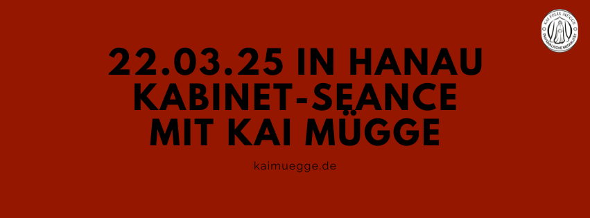 Kai Mügge Seance März 2025 in Hanau